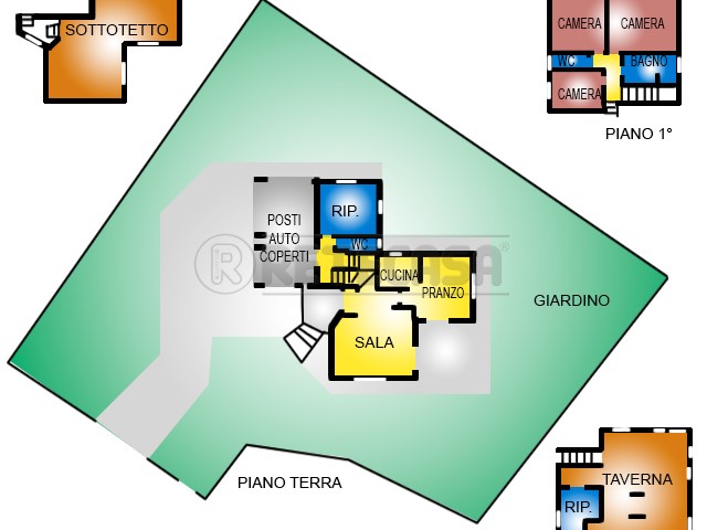 Casa Indipendente in Vendita a Massarosa, zona Stiava, 550'000€, 260 m², con Box