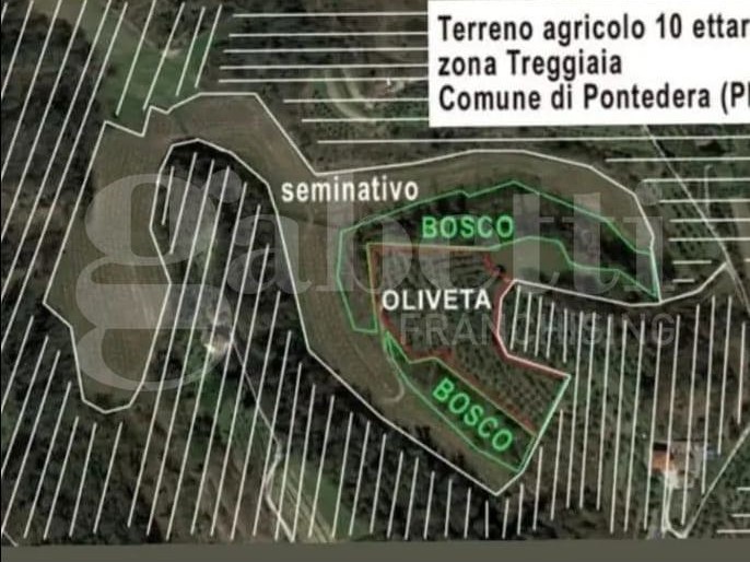 Terreno agricolo in Vendita a Pontedera, 70'000€, 