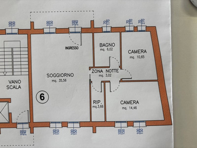 Trilocale in Vendita a Noventa Vicentina, 185'000€, 73 m²
