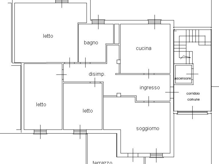 Appartamento in Vendita a Adria, 155'000€, 135 m²