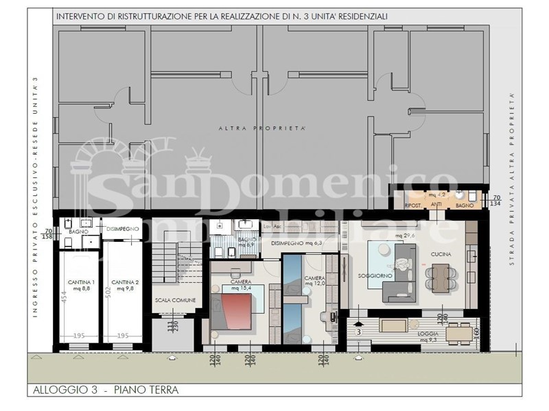 Quadrilocale in Vendita a Cascina, 265'000€, 75 m²
