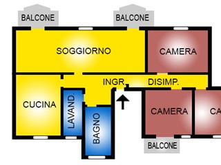 Quadrilocale in Vendita a Abbiategrasso, 199'000€, 141 m²