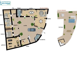 Casa Indipendente in Vendita a Monserrato, zona C.Storico, 195'000€, 152 m²