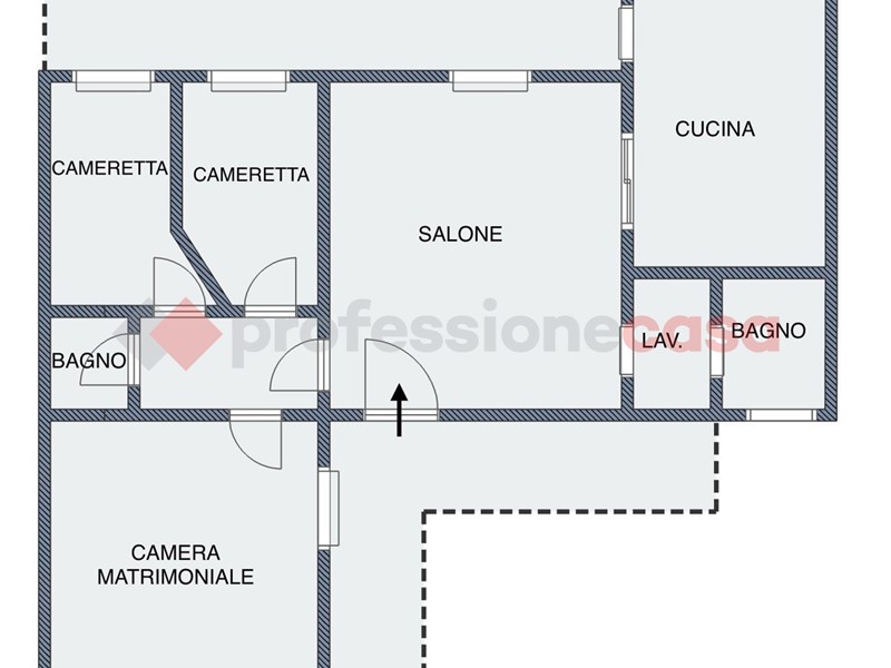 Quadrilocale in Vendita a Acerra, 163'000€, 130 m²
