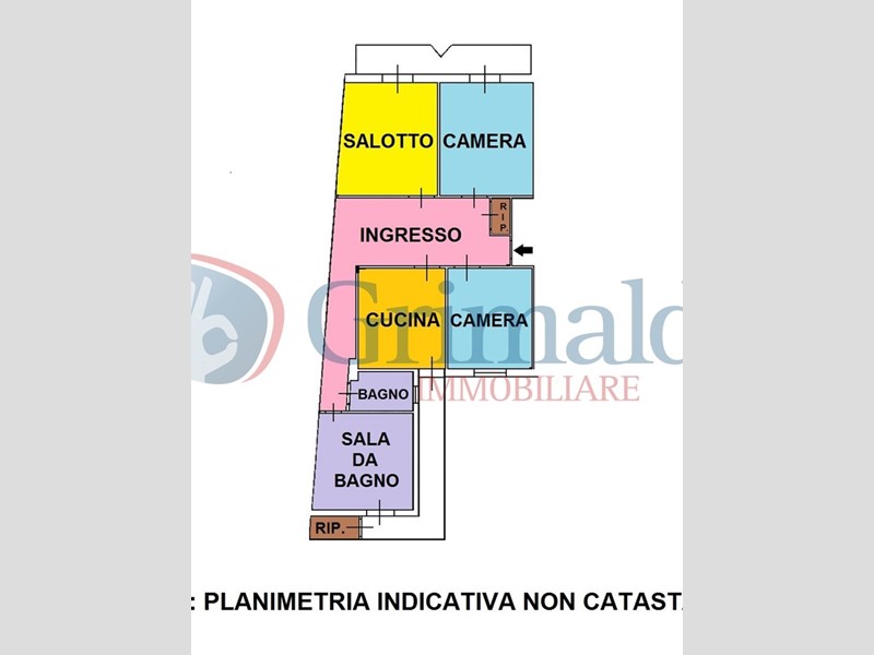 Trilocale in Vendita a Taranto, 105'000€, 100 m², arredato