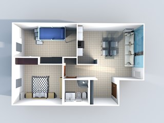 Trilocale in Vendita a Pistoia, zona Centro storico fuori da ZTL, 120'000€, 69 m²