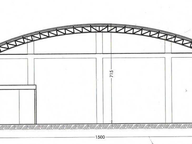 Capannone in Affitto a Porcari, 1'950€, 380 m²