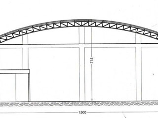Capannone in Affitto a Porcari, 1'950€, 380 m²