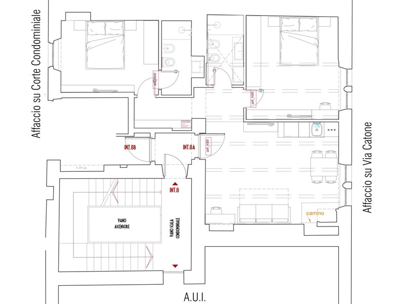Trilocale in Vendita a Roma, 650'000€, 86 m²