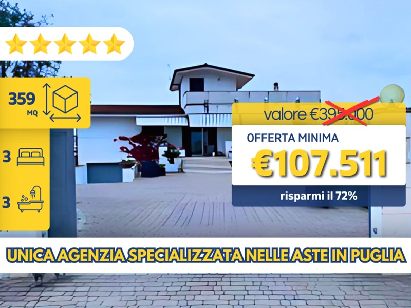 Villa in Vendita a Sanarica, 107'511€, 359 m²