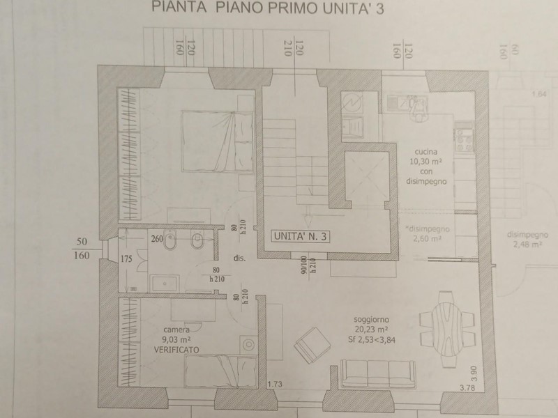 Trilocale in Vendita a Lucca, zona Ponte a Moriano, 175'000€, 70 m²