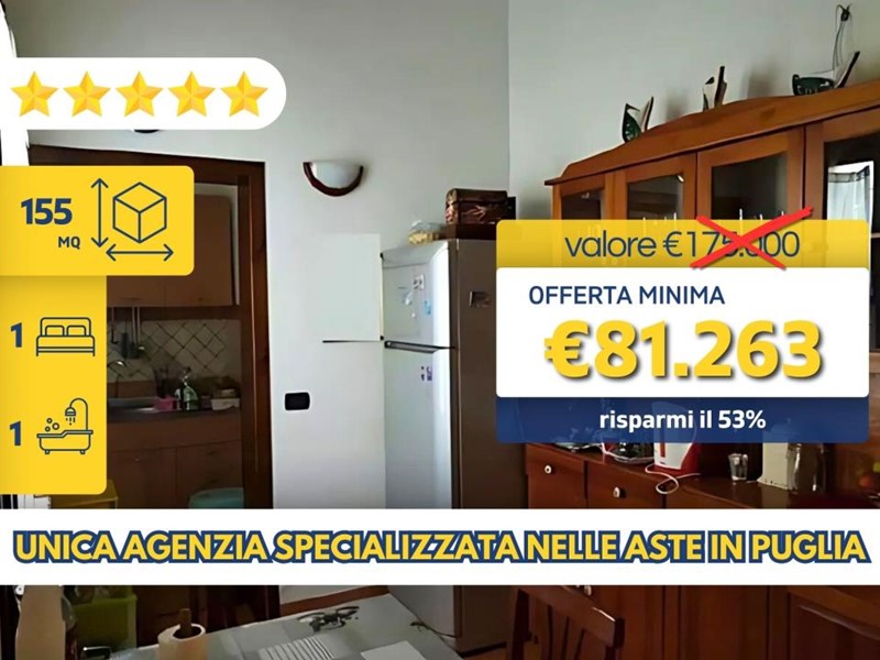 Appartamento in Vendita a Lecce, 81'263€, 155 m²