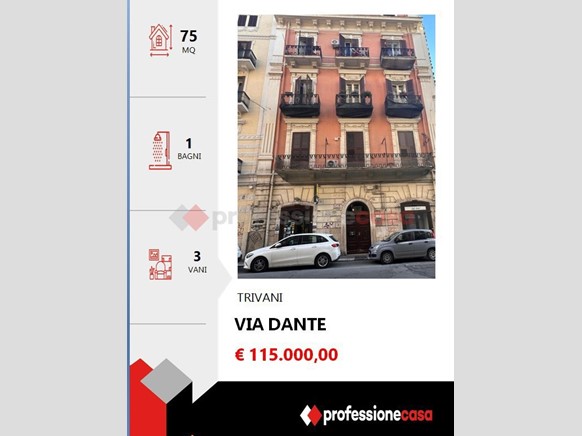 Trilocale in Vendita a Bari, 115'000€, 75 m²