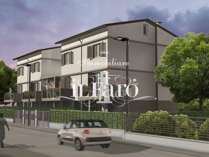 Villetta a schiera in Vendita a Campi Bisenzio, zona Sant'Angelo a Lecore, 420'000€, 120 m², con Box