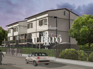 Villetta a schiera in Vendita a Campi Bisenzio, zona Sant'Angelo a Lecore, 390'000€, 120 m², con Box