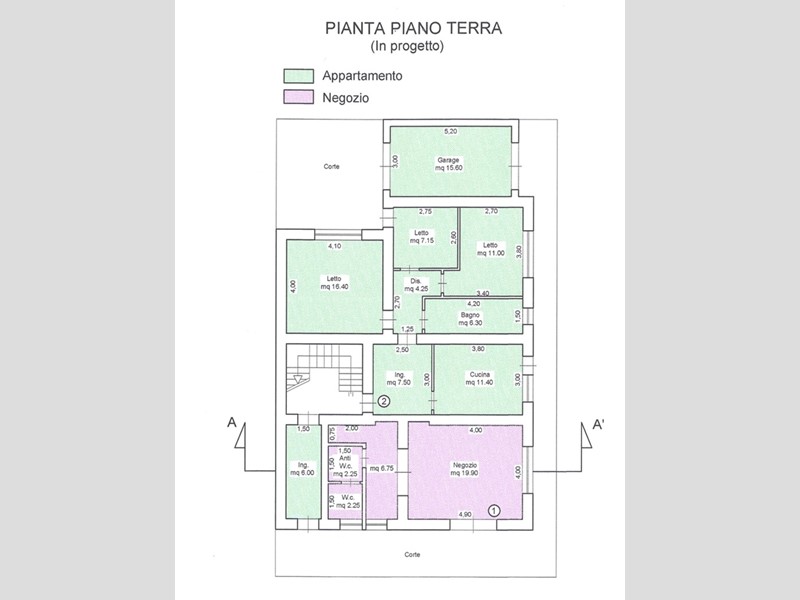Quadrilocale in Vendita a Pace del Mela, 90'000€, 143 m²
