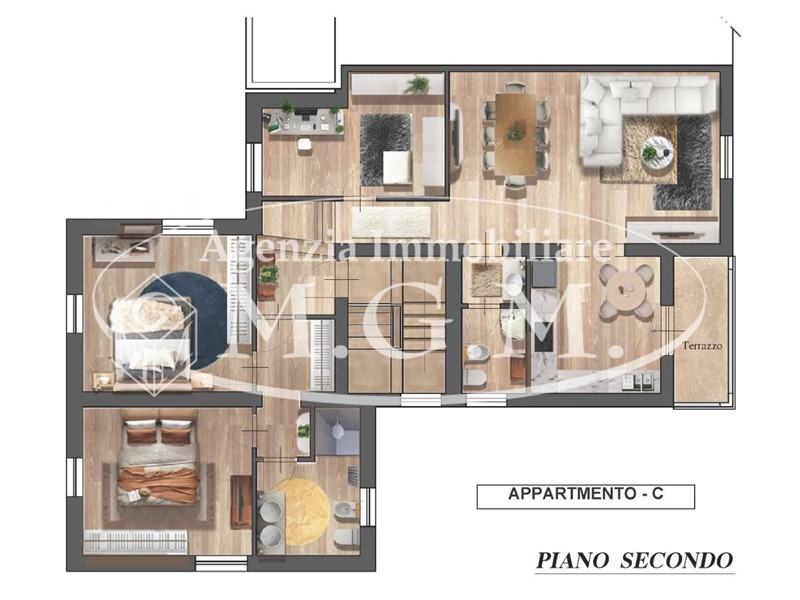 Appartamento in Vendita a Santa Maria a Monte, 195'000€, 120 m², con Box