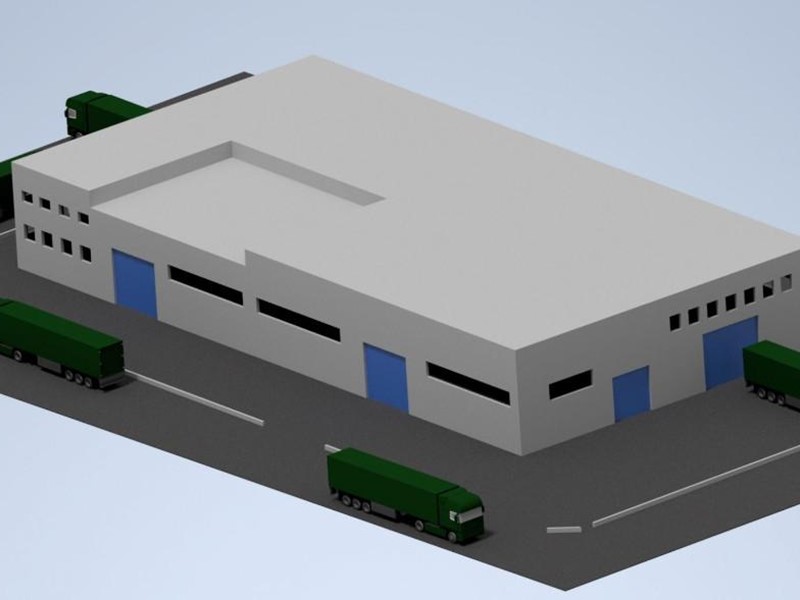 Capannone in Affitto a Agliana, 4'500€, 930 m²