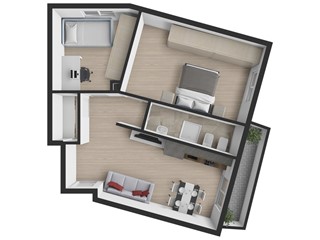 Trilocale in Vendita a Cinisello Balsamo, 149'000€, 57 m²