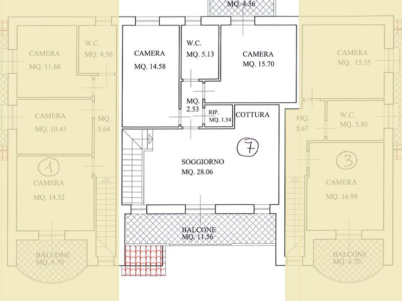 Quadrilocale in Vendita a Fucecchio, 245'000€, 108 m², con Box