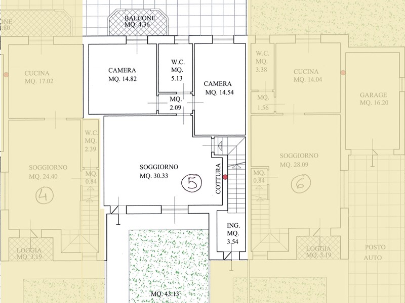 Quadrilocale in Vendita a Fucecchio, 250'000€, 104 m², con Box