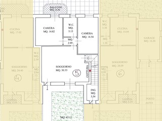 Quadrilocale in Vendita a Fucecchio, 250'000€, 104 m², con Box