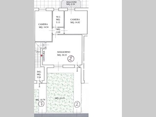 Quadrilocale in Vendita a Fucecchio, 250'000€, 104 m², con Box