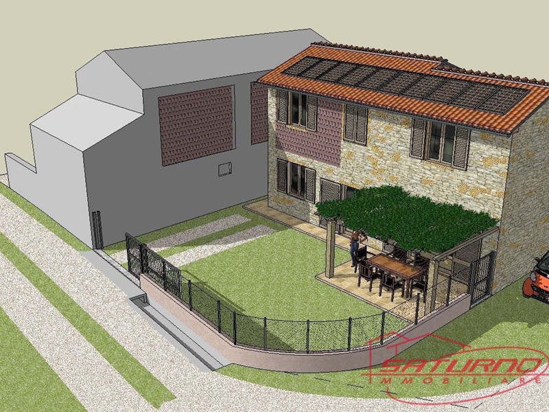 Casa di corte in Vendita a Capannori, zona Massa Macinaia, 348'000€, 115 m²