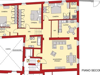 Appartamento in Vendita a Sovicille, zona Carpineto, 450'000€, 170 m²