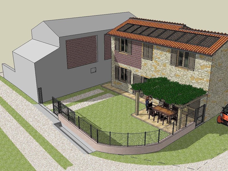 Casa di corte in Vendita a Capannori, zona Massa Macinaia, 348'000€, 115 m²