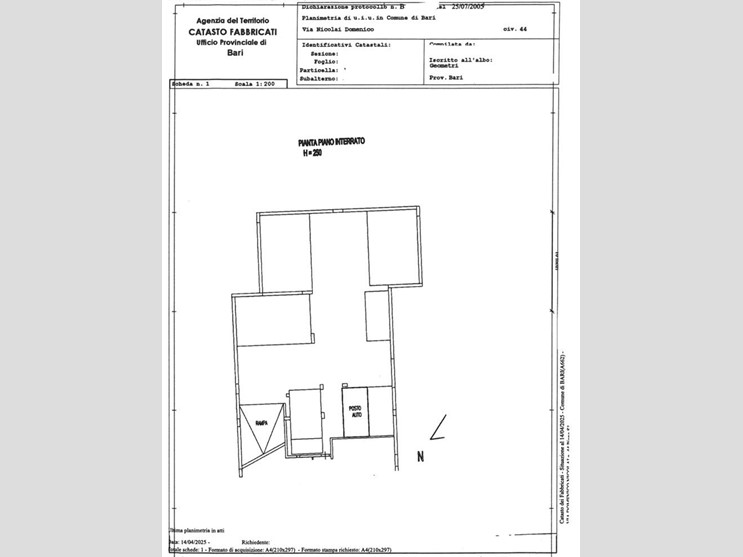 Box in Vendita a Bari, 75'000€, 12 m²