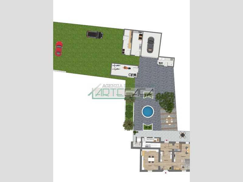 Villetta a schiera in Vendita a Cascina, zona Navacchio, 339'000€, 175 m², con Box