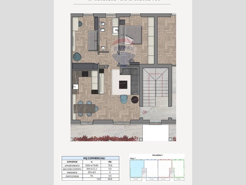Trilocale in Vendita a Albuzzano, 167'000€, 90 m²