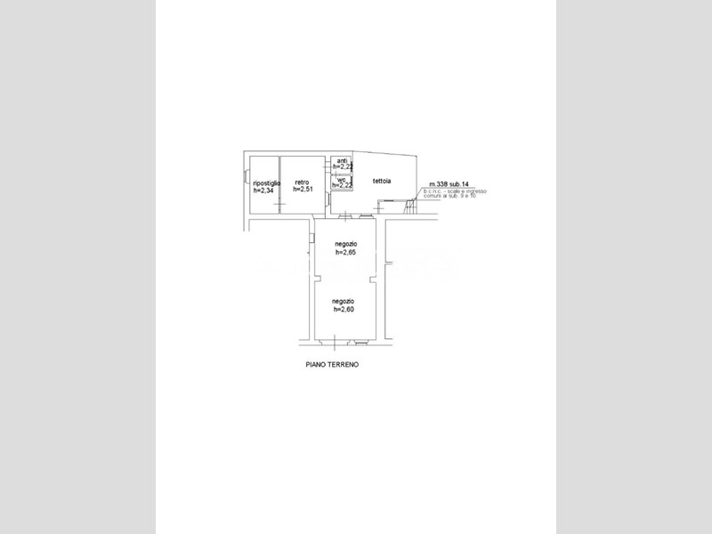 Negozio in Vendita a Lucca, zona San Lorenzo a Vaccoli, 35'000€, 70 m²