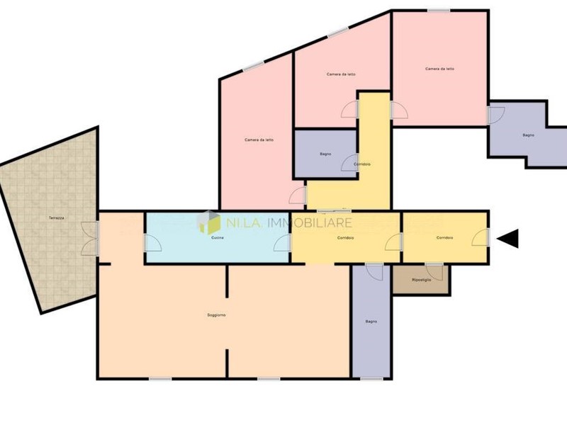 Appartamento in Vendita a Pisa, 625'000€, 167 m²