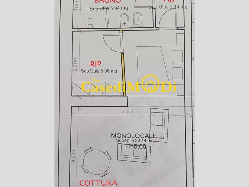 Monolocale in Vendita a Livorno, 160'000€, 55 m²