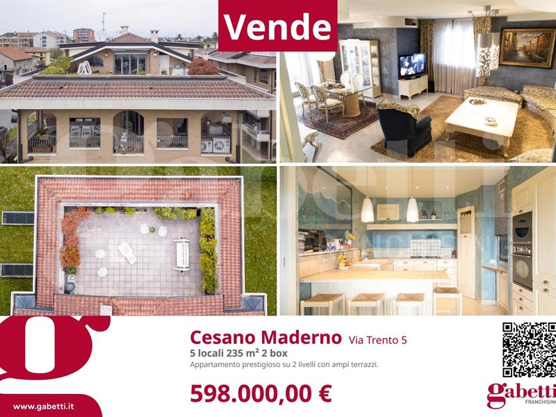 Attico in Vendita a Cesano Maderno, 598'000€, 282 m²