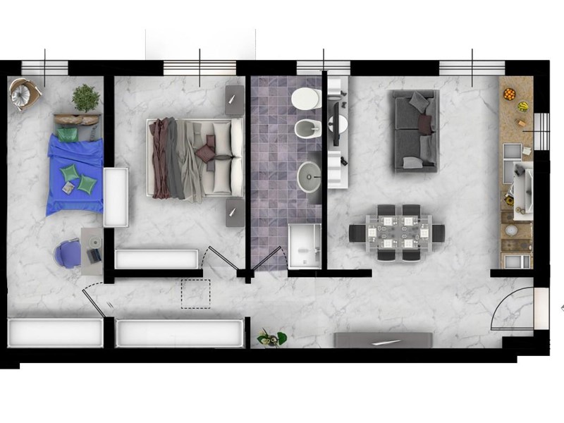 Attico in Vendita a Pisa, zona Tirrenia, 255'000€, 60 m²