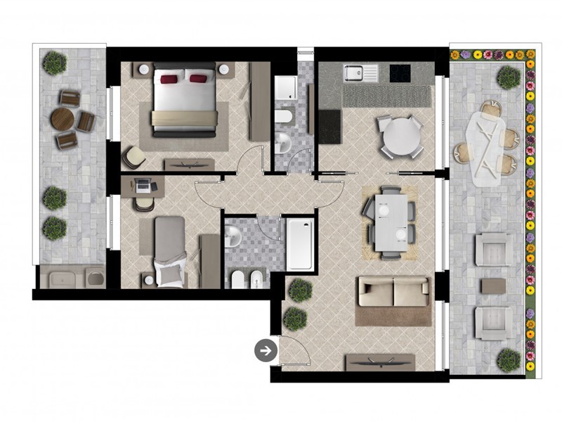 Appartamento in Vendita a Milazzo, 5 m²