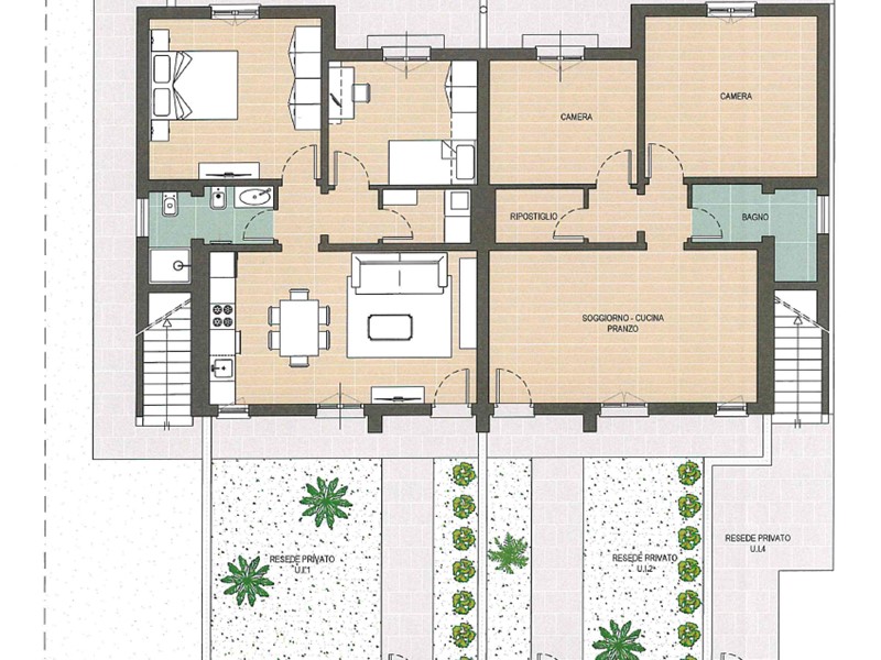Trilocale in Vendita a Santa Croce sull'Arno, 140'000€, 75 m²