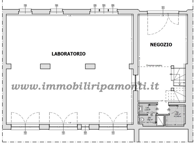 Laboratorio in Affitto a Lecco, 2'000€, 145 m²