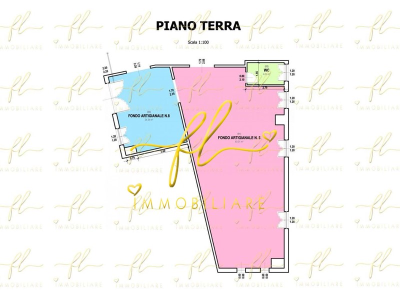 Immobile commerciale in Vendita a Cecina, zona San Pietro In Palazzi, 250'000€, 112 m²