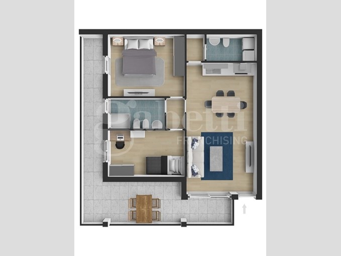 Trilocale in Vendita a Sinnai, 180'000€, 70 m²