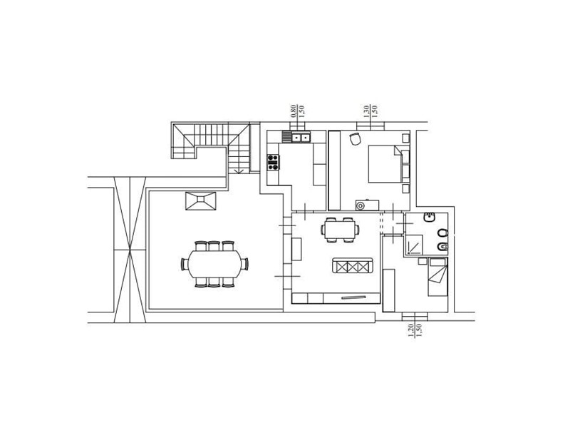Quadrilocale in Vendita a Pontedera, zona La Bianca, 205'000€, 70 m², con Box