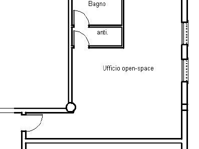 Ufficio in Affitto a Rovigo, 400€, 55 m²