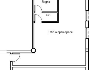 Ufficio in Affitto a Rovigo, 400€, 55 m²