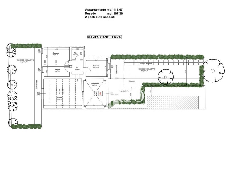 Trilocale in Vendita a Prato, zona La Querce, 425'000€, 139 m²