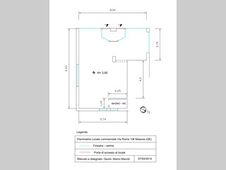 Negozio in Affitto a Masone, zona Centro, 400€, 60 m²