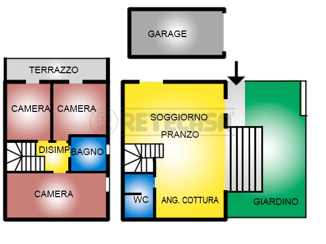 Casa Semi Indipendente in Vendita a Camisano Vicentino, 347'000€, 152 m², con Box