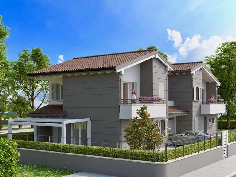 Villetta a schiera in Vendita a Baricella, 335'000€, 140 m², con Box